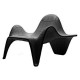 F3 Fauteuil Vondom Noir