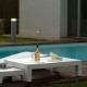 Jut Vondom basso Mesa 120 tavolo bianco 