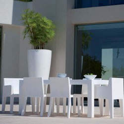 Jut Mesa 180 Table rectangular Vondom white