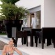 JUT Vondom silla negra de surco