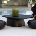 Plantador de baixa tabela preto Vondom MoMA