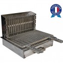 Tonio Charcoal Barbecue incasso tutto in acciaio inossidabile con grill