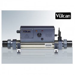 Réchauffeur Vulcan Analogique Titane 9kW Tri Piscine Hors-Sol et Enterrée