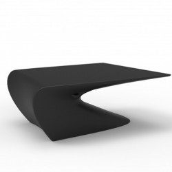 Tavolo basso design ala VONDOM nero opaco