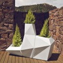 Pack of 3 pots planter FAZ Vondom white basic