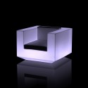 VONDOM vela poltrona illuminata bianca con LED