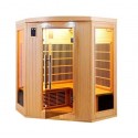 Sauna infravermelha Apollon Quartz 3 a 4 lugares França Sauna