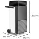 High-frequency Trotec White-Black Air Purifier