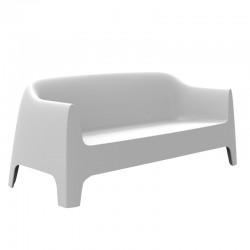 Juego de 4 sofás de jardín Vondom Solid Sofa Blanco