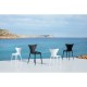 Lot de 4 Chaises Love Vondom Milos blanc