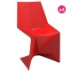 Lot de 4 Chaises Vondom Voxel Futuristes Rouge