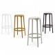 Lot de 4 tabourets hauts Brooklyn Vondom hauteur d'assise 66 noir