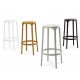 Lot de 4 tabourets de Bar Brooklyn Vondom hauteur d'assise 76 gris tourterelle