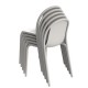 Lot de 4 chaises Vondom Brooklyn noir