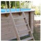 Pool Wood Ubbink Azura 400x750 H130 Liner Beige