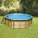 Piscine Bois Ubbink Océa 430 H120cm Liner beige sable