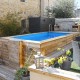 Piscine Bois Ubbink Urban Pool 250x450 H140 Liner Bleu