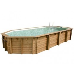 Pool Wood Ubbink Océa 470X860 H130cm Liner Beige sand