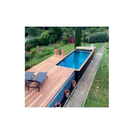 Pool Stainless steel CosyPool 350x600 H150 rectangle