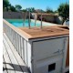 Pool Container CosyPool Swim Plus 244x605 H150 rectangle CosyPool