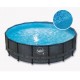 Piscina Swing Elite Round Design ratán 427x107