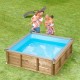 Piscina legno per bambini Pistoche 2 x 2m