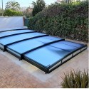 Abri de Piscine Ultraplat Abrisol télescopique Tapia prêt à poser pour piscine 600 x 300