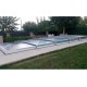 Pool Enclosure Ultraplat Telescopic Abrisol Tapia ready to install for pool 600 x 300