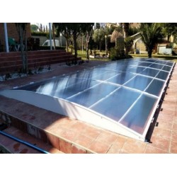 Abri de Piscine plat Abrisol Tapia Amovible 1060x440