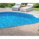 Piscina Ovalada Ibiza Azuro 12mx6m H150cm Enterrada con Filtro de Arena