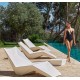 Set mit 4 Liegestühlen: Vondom Ibiza White