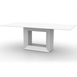 Table de repas Vela 200 Vondom 200x100xH72 Blanc