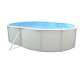 Piscina elevada TOI Mallorca ovalada 550x366xH120 con kit completo Blanco