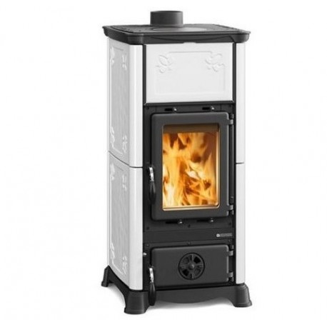 Houtkachel Nordica Extraflame Emiliana 6.5kW bordeaux