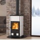 Stufa a legna Nordica Extraflame Fedora 8.3kW Bianco Infinty