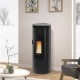 Pelletkachel La Nordica Extraflame Amika 8kW waterdicht geventileerd Natuursteen