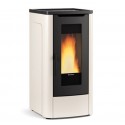 Pellet stove La Nordica Extraflame Dahiana VFS 10 kW ventilated Ivory