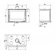 Inserto in legno Nordica Extraflame Inserto 80 Wide 2.0 80kW