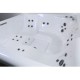 Square NetSpa Wave 5-Sitzer-Whirlpool aus Acryl