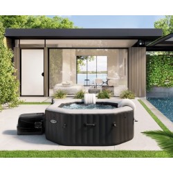 Spa Intex Carbone Bulles et Jets 6 Places Pure Spa