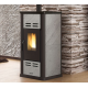 Poêle à granulés ventilé Extraflame Serafina Petra Evo 8kW pierre naturelle