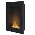 Cheminée au bioéthanol SIMPLEfire Frame 550 noir avec 1 vitre