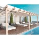 Pérgola exenta de madera Marsella 600x400cm 24m2