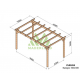 Tettoia in legno per auto 5x3m Badajoz 15m2 Maderland