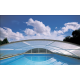 Copertura bassa per piscina Lanzarote Shelter rimovibile 6,66x4,7m