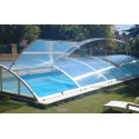 Copertura bassa per piscina Lanzarote Copertura rimovibile 10,8x4,7m