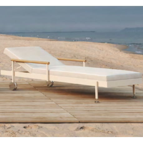 Loungue Sonnenliege Hamptons Ecru Aluminium Stuhl Vondom