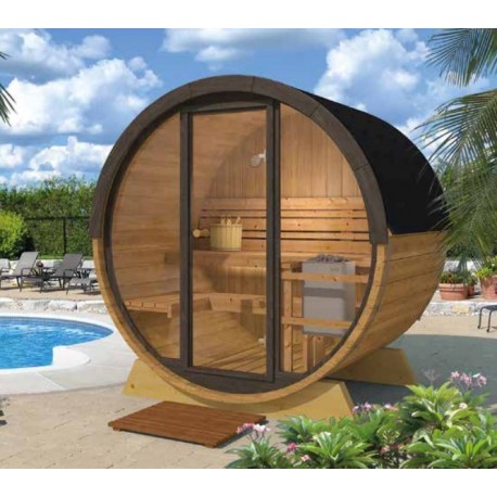 Sauna all'aperto Piscina 200 Thermowood da 2 a 3 persone VerySpass