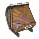 Sauna all'aperto Piscina 200 Thermowood da 2 a 3 persone VerySpass