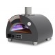 Moderno 3 Alfa Forni Pizzaofen mit antikem rotem Holz